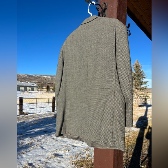 Joseph Feiss International Suit Coat Blazer Jacket Two Button 100% Wool 46 R - Picture 14 of 14